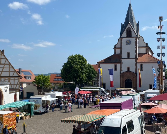 Wochenmarkt Großostheim Übersicht