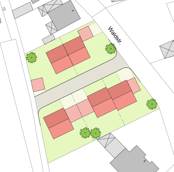 Gestaltungsplan Waldstraße