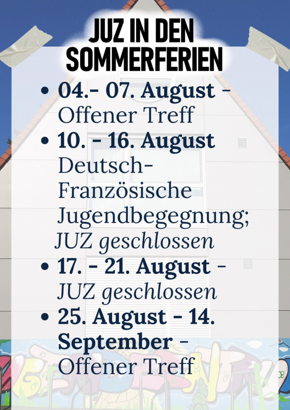 Ferienangebote Jugendarbeit