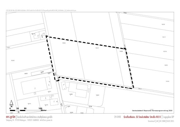 Lageplan Bebauungsplan