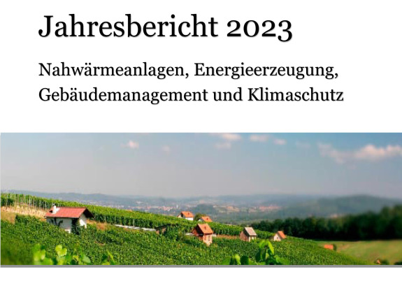 Jahresbericht 2023 Nahwärmeanlagen und Energiegewinnung